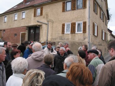 Heinz Wolpert erzählt die Geschichte des Pommerhauses