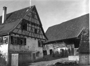 Das Christ'sche Haus und die Scheuer des so genannten »Klosterhofs«