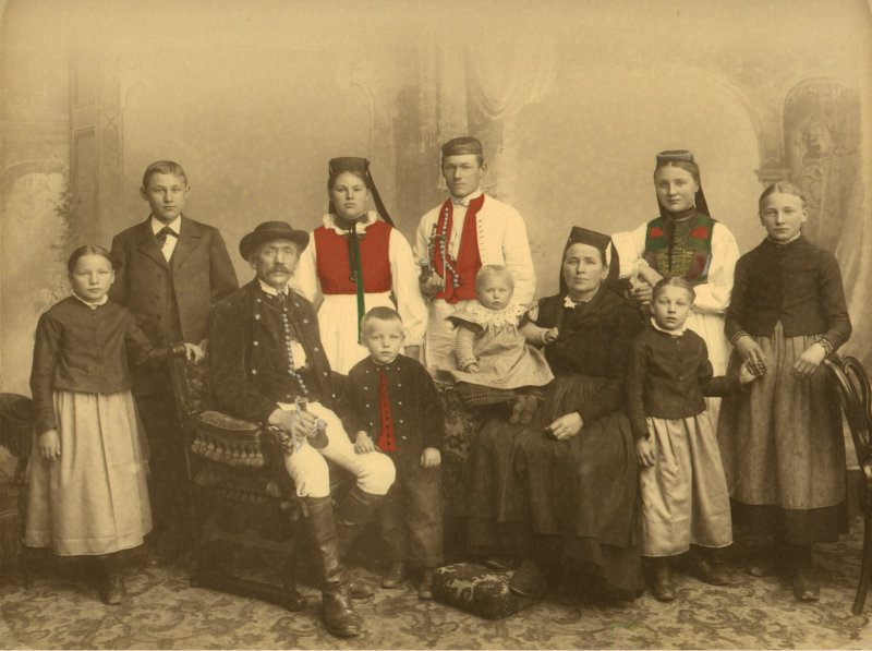 Johann Georg Riehle Family 1898